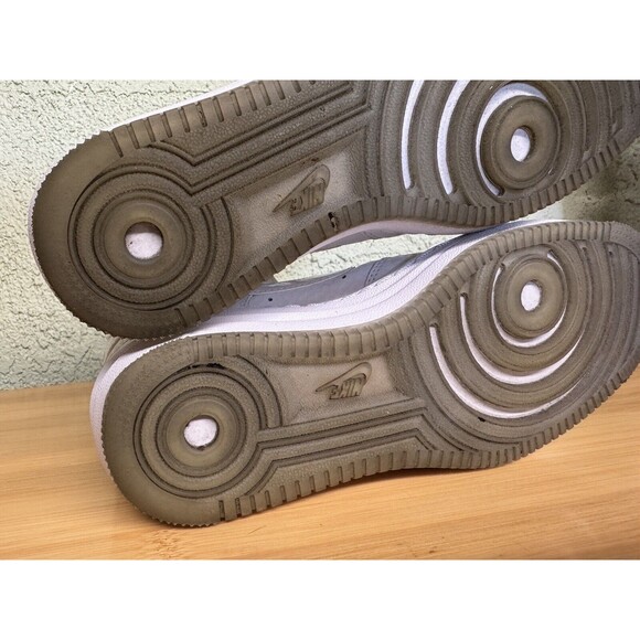 Size 7.5 - Nike Lunar Force 1 Sky Premium High Triple White W 654850-101 - Picture 12 of 12